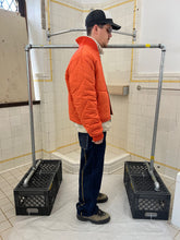 Load image into Gallery viewer, 1990s Armani Orange Quilted Bomber Jacket - Size XL