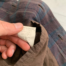 Load image into Gallery viewer, 1980s CDGH Earth Tone Plaid Work Blouson - Size L