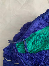 Load image into Gallery viewer, aw1999 Issey Miyake Blue Crinkled Bungee Pants - Size M