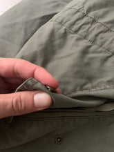Load image into Gallery viewer, 1990s Armani Faded Seafoam Green Military Parka with Removeable Quilted Lining - Size XL