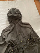 Load image into Gallery viewer, ss2004 Issey Miyake Military Khaki Bungee Cord Long Raincoat - Size M