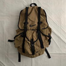 Load image into Gallery viewer, 1990s Vintage Nike Khaki Nylon Parachute Backpack - Size OS