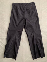 Load image into Gallery viewer, 1990s Armani Indigo Cotton Poly Blend Flare Trousers - Size M