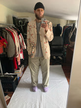 Load image into Gallery viewer, ss1995 Issey Miyake Cream Blazer with Embroidered Sakura Tree - Size L