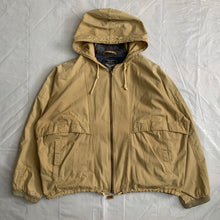 Load image into Gallery viewer, 1990s Armani Faded Yellow Paneled Hooded Work Jacket  - Size XL