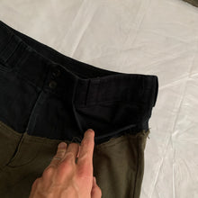 Load image into Gallery viewer, aw2004 Issey Miyake Reconstructed Switch Fabric Paneling Pants - Size L
