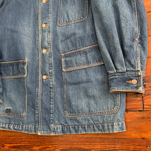 Load image into Gallery viewer, 1980s CDGH Extended Heavy Denim Chore Jacket - Size L