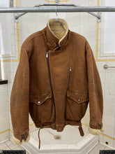 Load image into Gallery viewer, 1980s Marithe Francois Girbaud Shearling Leather Jacket - Size XL