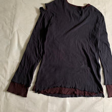 Load image into Gallery viewer, aw2012 Yohji Yamamoto Destroyed Layered Top - Size L