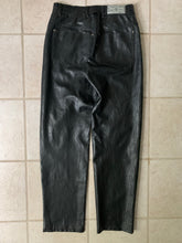 Load image into Gallery viewer, 1990s Dexter Wong Faux Leather Topography Pants - Size S