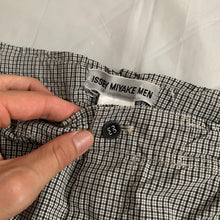 Load image into Gallery viewer, ss1999 Issey Miyake Grid Pattern Loose Pajama Trousers - Size XL