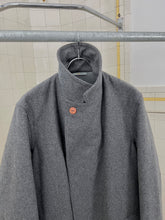Load image into Gallery viewer, Late 1990s Mandarina Duck Rubberized Cuff and Hem Peacoat - Size L