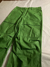 Load image into Gallery viewer, ss2007 Issey Miyake Slime Green Coated Nylon Tactical Pants - Size L