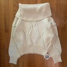 Load image into Gallery viewer, 1980s Issey Miyake Wide Oversized Turtleneck Mix Gauged Knitted Sweater - Size M