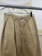 Load image into Gallery viewer, 1980s Marithe Francois Girbaud Khaki Pleated Front with Outseam Paneling - Size S