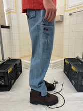 Load image into Gallery viewer, 1980s Marithe Francois Girbaud Adjustable Blue Cargo Pants - Size OS