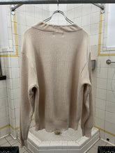 Load image into Gallery viewer, 1980s Marithe Francois Girbaud Wide Quarter Zip Sweater with Neck Cinching Detail - Size L