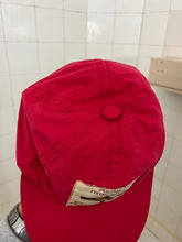 Load image into Gallery viewer, 1990s Armani Red Long-Brim Logo Cap - Size OS