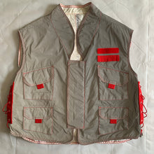Load image into Gallery viewer, ss2018 Kanghyuk Reversible Recycled Car Airbag Flak Cargo Vest - Size L