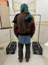 Load image into Gallery viewer, 1980s Katharine Hamnett Shearling Leather Bomber Jacket - Size L