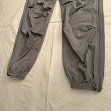 Load image into Gallery viewer, 1990s Lad Musician Gunmetal Full Side Zip Nylon Pants - Size OS