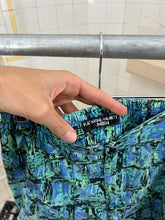 Load image into Gallery viewer, 1990s Katharine Hamnett Blue Hawaiian Print Shorts - Size M