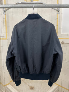 1980s Armani Cropped Nylon Bomber - Size M
