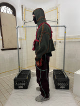 Load image into Gallery viewer, Seeing Red Green Dyed Elephant Trunk Hoodie with Red Token Bag - Size OS