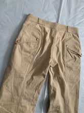 Load image into Gallery viewer, 2000s Armani Beige Gimmick Cargo Pocket Work Pants - Size S