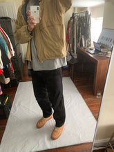 Load image into Gallery viewer, 1990s Armani Faded Yellow Paneled Hooded Work Jacket  - Size XL