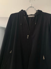 Load image into Gallery viewer, 1990s Armani Loose Polyester Jacket with Hood - Size L