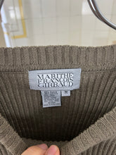 Load image into Gallery viewer, 1980s Marithe Francois Girbaud Rib Knit Ramie Sweater with Shoulder Buttons - Size M