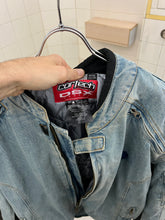 Load image into Gallery viewer, Vintage Padded Denim Moto Jacket - Size XL
