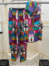 Load image into Gallery viewer, 1980s Marithe Francois Girbaud x Complements Loud Oriental Graphic Baggy Pants - Size XS