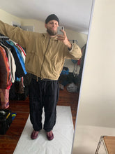 Load image into Gallery viewer, 1990s Armani Faded Yellow Paneled Hooded Work Jacket  - Size XL