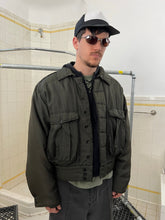 Load image into Gallery viewer, 1980s Katharine Hamnett Padded Silk Military Cargo Bomber - Size OS