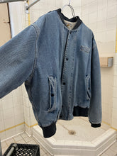 Load image into Gallery viewer, 1980s Katharine Hamnett Padded Washed Denim Bomber - Size L