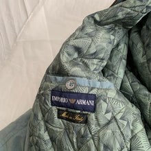 Load image into Gallery viewer, 1990s Armani Faded Olive Hooded Bomber with Modular Kangaroo Pouch - Size L