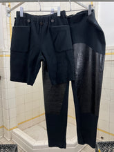 Load image into Gallery viewer, 1980s Issey Miyake Modular Sweatpants with Ribbed Undershorts and Coated Detailing - Size M