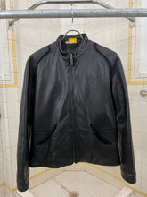 Load image into Gallery viewer, 2000s Mandarina Duck Contemporary Padded Leather Jacket - Size XS