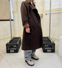 Load image into Gallery viewer, 2000s Mandarina Duck Double Breasted Trench Coat with Back Pleat Detailing - Size XS
