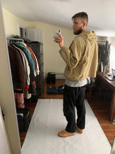 Load image into Gallery viewer, 1990s Armani Faded Yellow Paneled Hooded Work Jacket  - Size XL