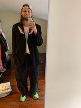 Load image into Gallery viewer, aw2002 Yohji Yamamoto Wing Embroidered Lapel Blazer - Size XL