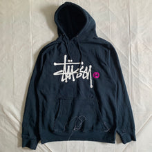 Load image into Gallery viewer, Kiko Kostadinov x Stussy Prototype Flip Body Reconstructed Navy Hoodie - Size XL