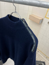 Load image into Gallery viewer, 1980s Marithe Francois Girbaud x Maillaparty Shoulder &amp; Hem Zip Sweater - Size M