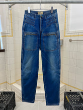 Load image into Gallery viewer, 1980s Marithe Francois Girbaud x Closed Blue Jean Joggers with Zippered Hems - Size S
