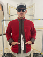 Load image into Gallery viewer, aw2000 Issey Miyake Red Fleece Technical Jacket - Size M