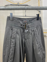 Load image into Gallery viewer, 1980s Marithe Francois Girbaud x Closed High Waisted Belted Military Trousers with Waist Stitch Detailing - Size XS