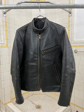 Load image into Gallery viewer, 2000 Comme des Garcons Homme Distressed Cropped Leather Jacket - Size S