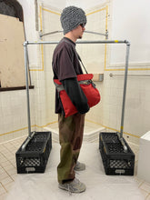 Load image into Gallery viewer, Late 1990s Mandarina Duck Small Red 'Basis' Messenger Bag - Size OS